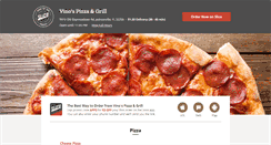 Desktop Screenshot of myvinospizza.com